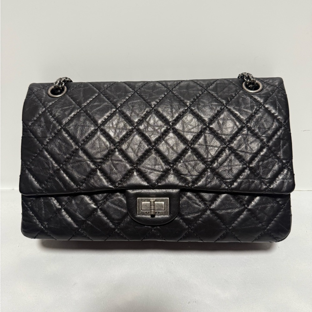 NWT 2022 CHANEL 2.55 JUMBO 227 DOUBLE FLAP BAG